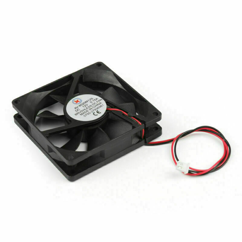 10x DC 12V 8cm 80x80x20mm 8020S 80mm CPU System brushless Cooling Fan 2pin