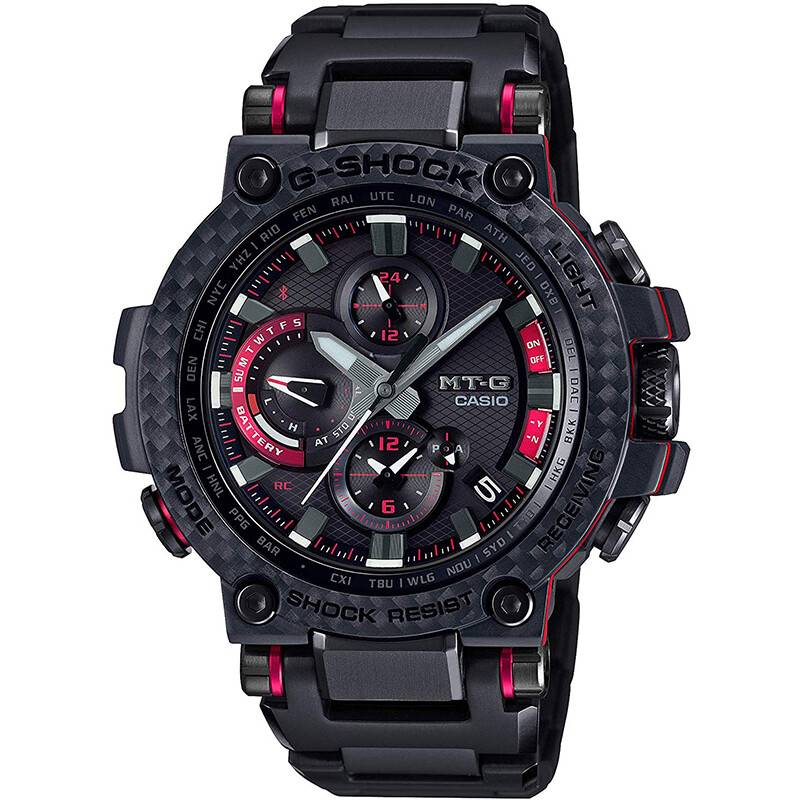 Pre-owned Casio G-shock Mt-g Mtg-b1000xbd-1ajf Bluetooth Solar Men Watch Mtg-b1000xbd-1a