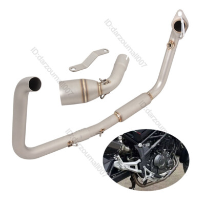 For Benelli TNT125 TNT135 2017-2023 Modified Header Exhaust Front Mid Link Pipe