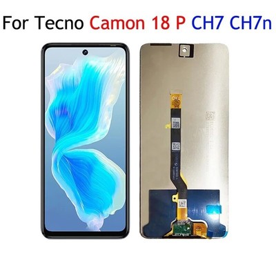 For Tecno Camon 18 Display Lcd Screen Touch Digitizer CG6 CH6n 18P 18T 18i CH7n