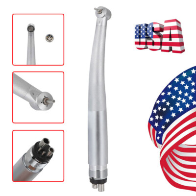 2Pcs Dental High Speed Handpiece Pediatric Push Button Mini Small Head 4 Holes