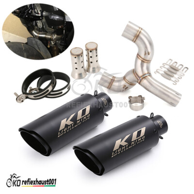 For Benelli 600 TNT600 BJ600 BN600 Middle Pipe Exhaust Muffler Tips Connect Tube