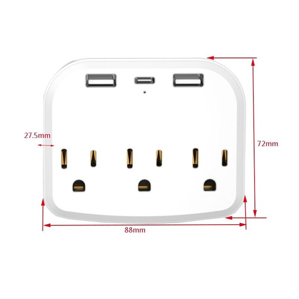 4K 1080P HD WIFI IP Camera Wall USB Outlets Power Socket Hidden Cam Network DVR - Image 28