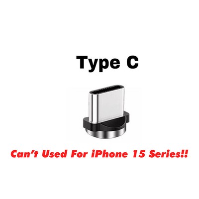 540° Rotate Magnetic Charger Cable Phone Fast Charging with Type C Micro USB IOS
