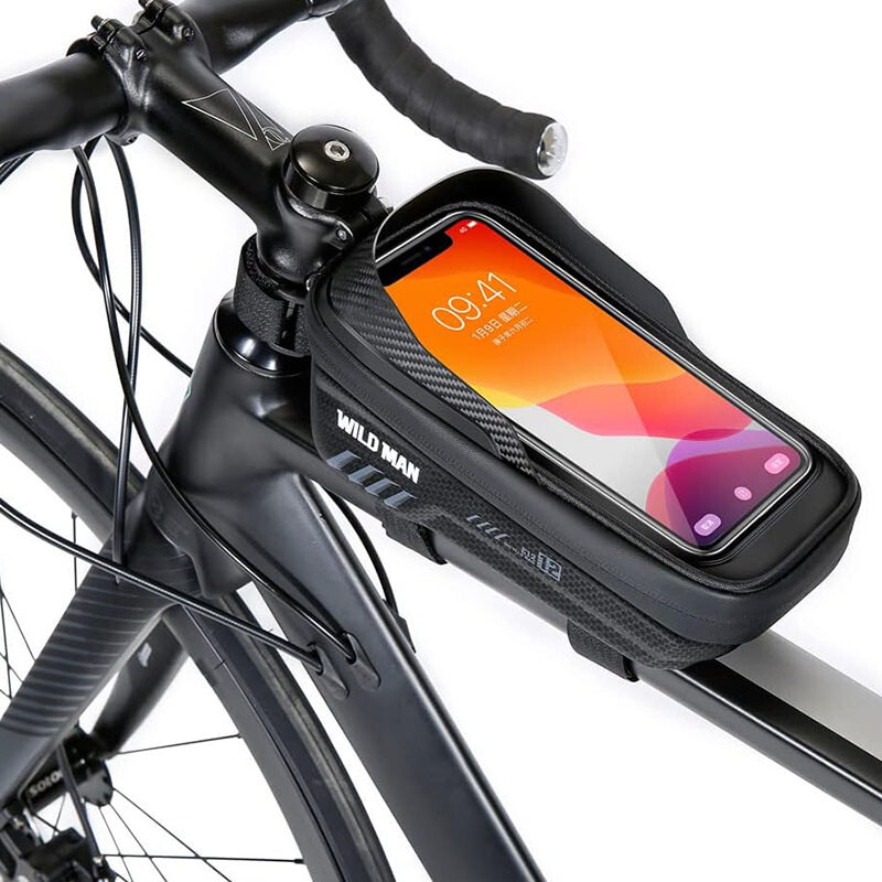 Bike Front Bag Cycling Top Tube Frame Case MTB CellPhone Holder Pouch Waterproof