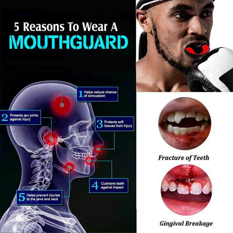 CFR Gel Gum Shield Mouth Guard Kids Junior MMA Boxing Rugby Teeth
