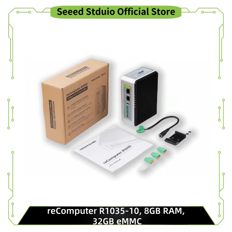 reComputer R1035-10 - Raspberry Pi IoT Gateway & Controller, CM4-Powered, AI Cap
