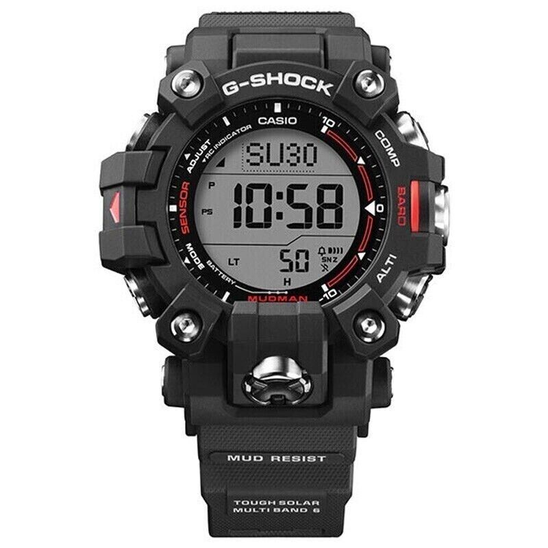 Pre-owned Casio G-shock Mudman Gw-9500-1jf Master Of Carbon Core Atomic Solar Za-742