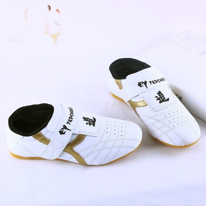 Enfants Hommes PU Taekwondo Chaussures Arts Martiaux Chinois Kungfu Tai Chi Doux