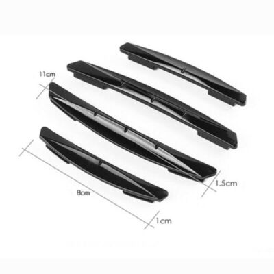 4 Pcs/Set Car Door Edge Scratch Protector Anti-Collision Guard Strip Cover US