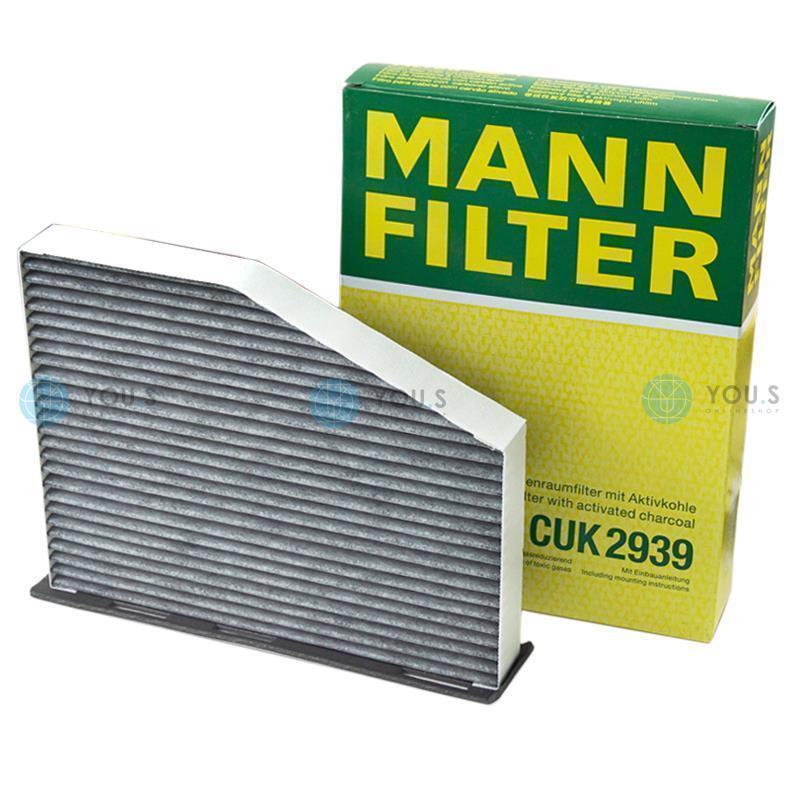 Original MANN CUK2939 Innenraumfilter Pollenfilter Aktivkohle für VW JETTA III IV 