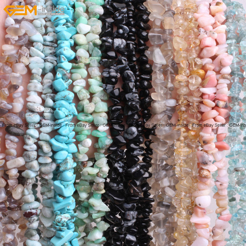 Natural Stone 5-8mm Freeform Chips Beads For Jewelry Making Gravel Free Shipping