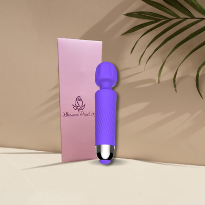 Women Vibrator Rechargeable Personal Wand Vibrates Massager-Waterproof & Quiet