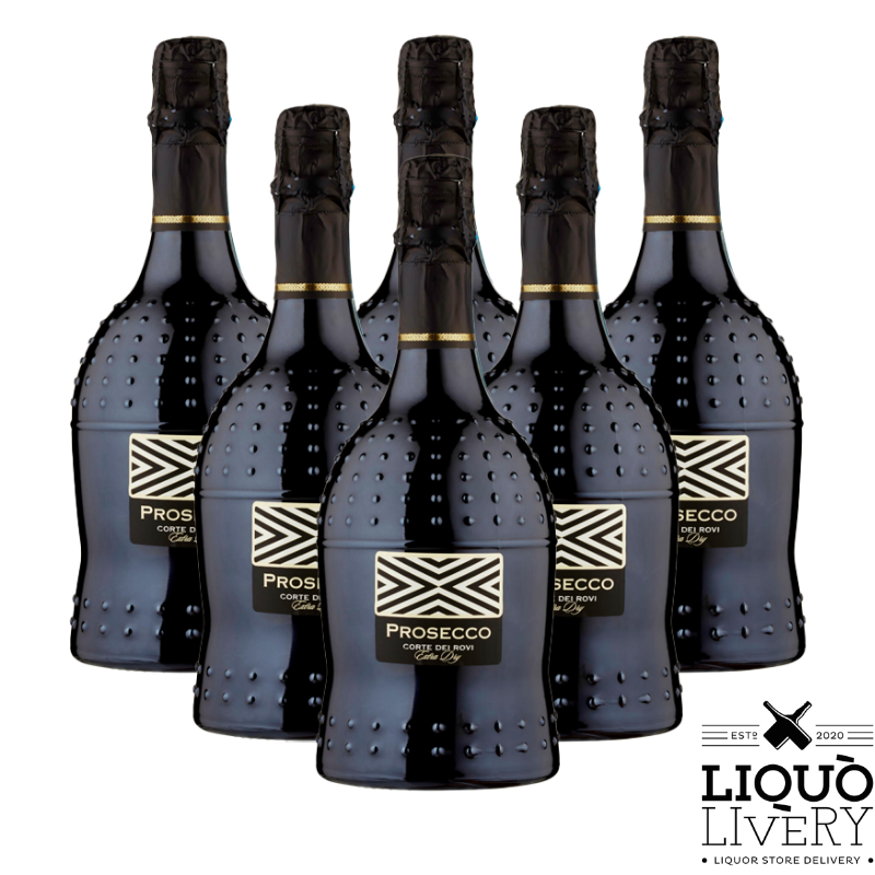 PROSECCO DOC CORTE DEI ROVI CL75 CONFEZIONE 6 BOTTIGLIE PROSECCO DOC EXTRA DRY