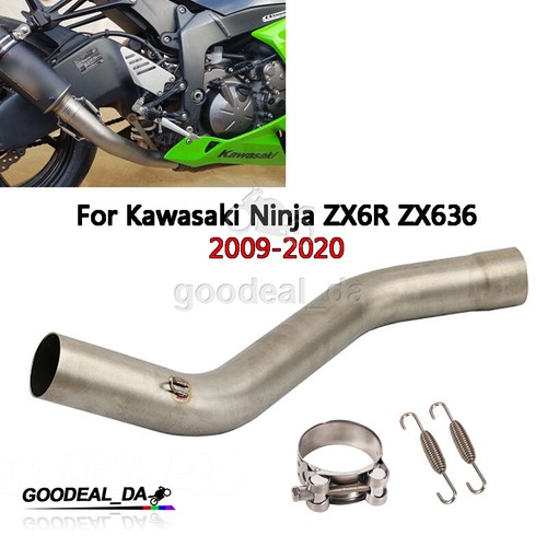 みくそん For Kawasaki Ninja ZX6R ZX636 2009-2020 Exhaust Conect