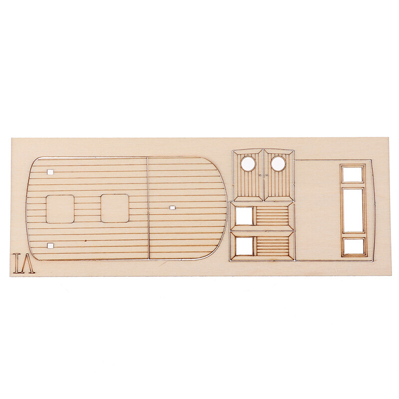 1:30 Ship Assembly Model Wooden Sailboat DIY Wooden Kit Puzzle Toys P4 L1