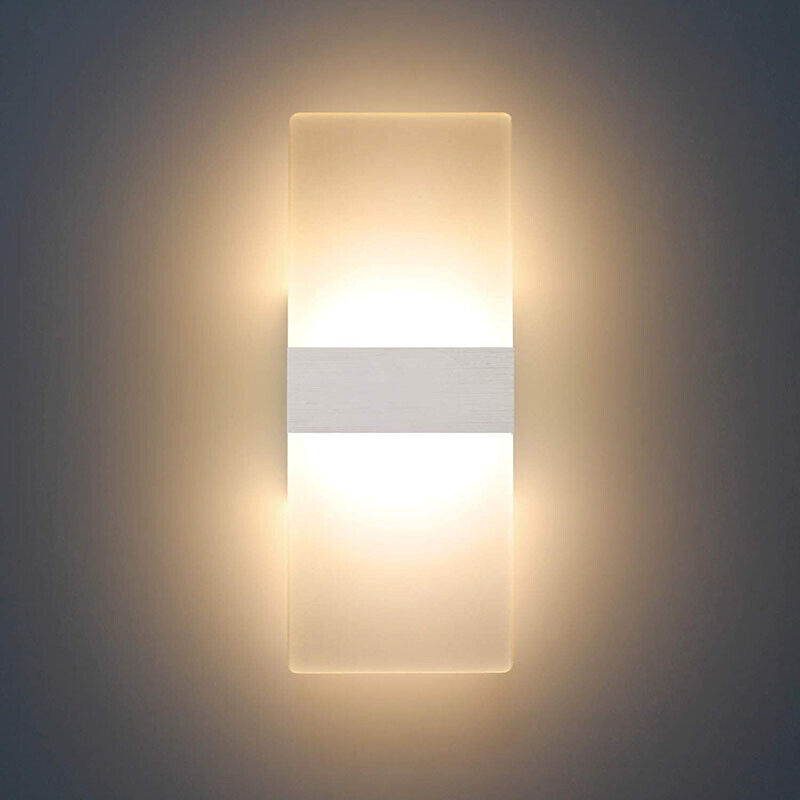 Cube LED Wall Lights Up Down Sconce Lighting Fixture Lamp Indoor Stairs Lighting