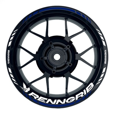 Felgenaufkleber Motorrad Wheelsticker Stuntriding 1 dpp pink