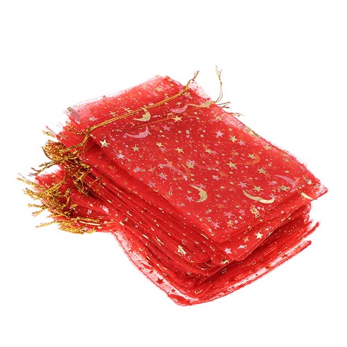 50pcs Eid Candy bags moon Ramadan Decoration Eid Mubarak Gift Box Kareem EID#