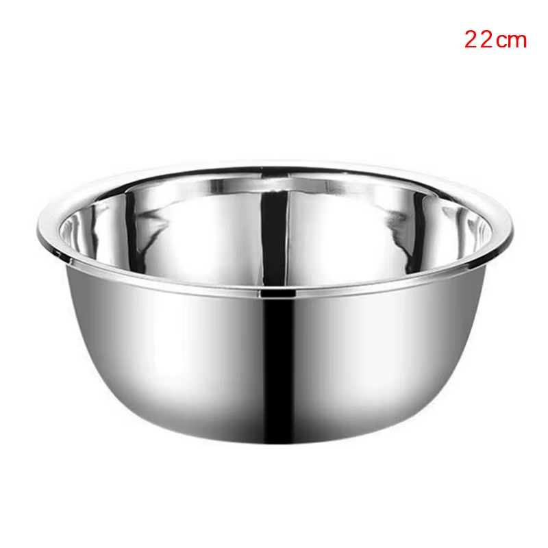 Stainless Steel Mixing Bowl 22cm Kitchen Food Prep Salad Baking Rice Bowl