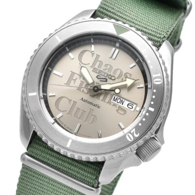 Pre-owned Seiko 5 Sports Sbsa169 Chaos Fishing Club Collaboration Limited Watch Skx Sense