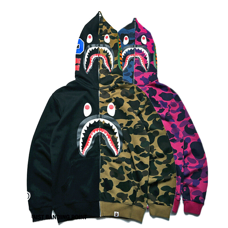 bape shark jacket original