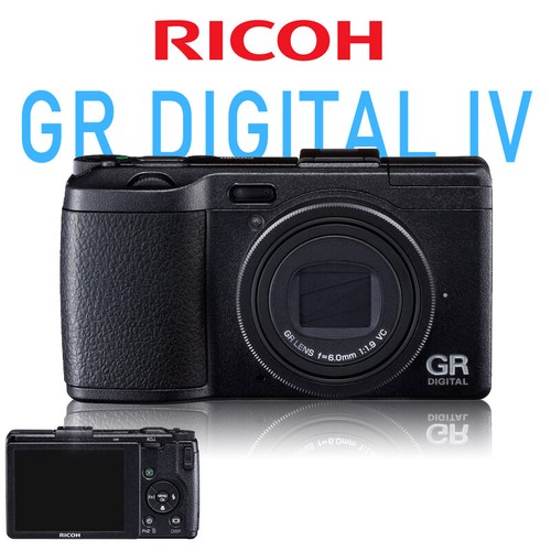 RICOH - リコー GR  digital 4 RICOH GR DIGITAL IV 10.4MP Digital Camera Black Body