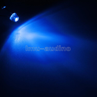 50pcs F5 5mm BLUE Straw Hat Superbright LED Light LED lamp NEW