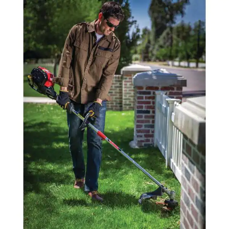 Troy Bilt 30 Cc 4 Cycle Straight Shaft Gas Trimmer with Attachment Capabilities