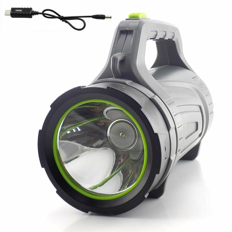 Super Bright Usb Rechargeable Led Flashlight Searching Torches Linterna Powerful