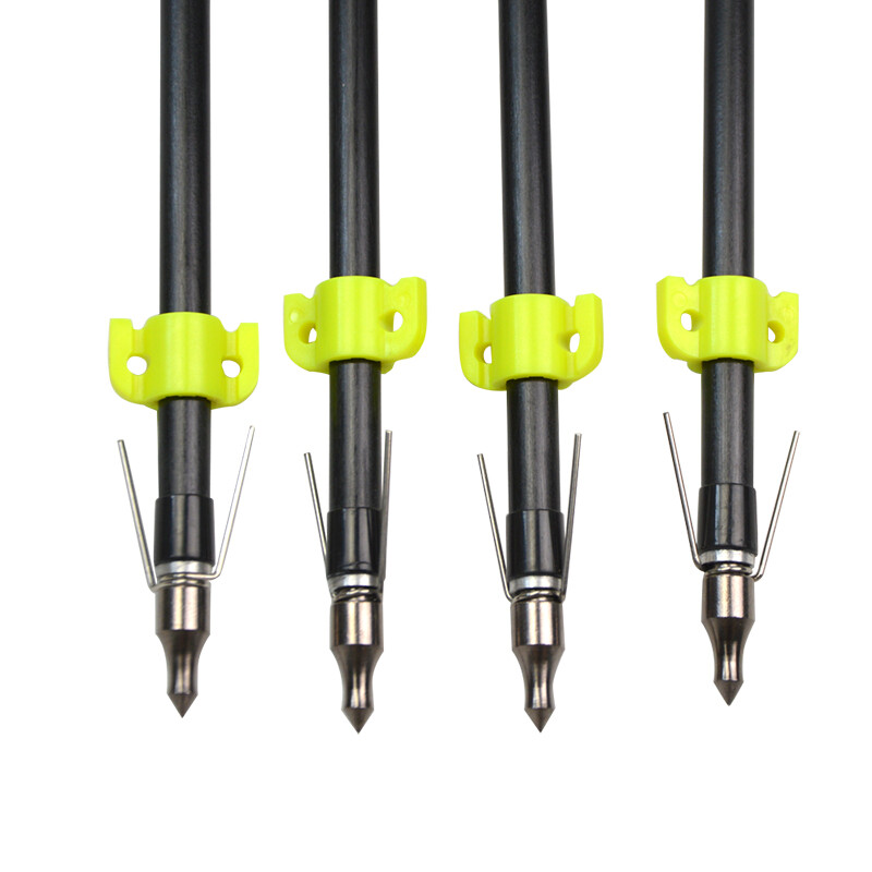 Archery Fishing Fiberglass Arrows Bowfishing Arrows Safety Slide