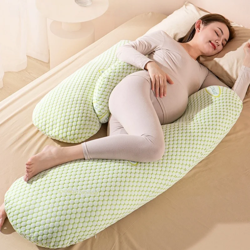 Pregnancy Pillow for Side Sleeping Maternity Body Pillow Back & Belly Support