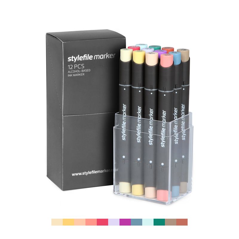Stylefile Classic Dual-Tip Ink Marker Main C Set Graffiti Sketch Art Supplies