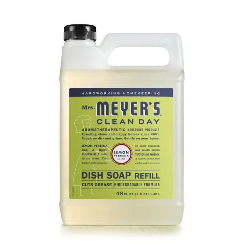Clean Day Liquid Dish Soap Refill, Lemon Verbena Scent, 48 Fluid O
