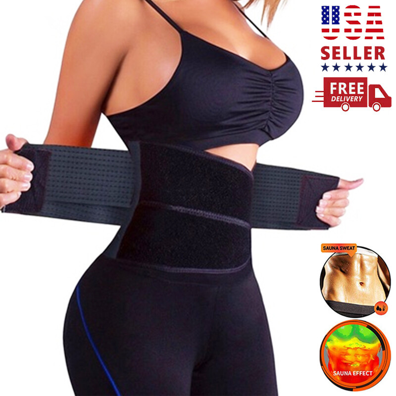 Waist Trainer Belt for Women - Waist Cincher Trimmer - Slimming Body Shaper Belt