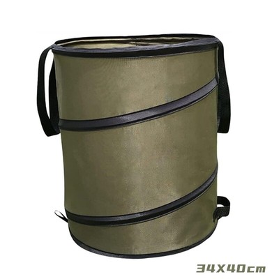 1x Garden Bag Tidy Waste Bags Bin Pop Up Reusable Sack Farm Leaves Grass Cutting
