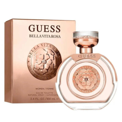 GUESS BELLA VITA ROSA Eau de Toilette  100ml/3.4oz Spray  ~  New in Sealed Box