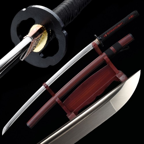 Rippepr Blades \"Katana Blade\" レッド 30インチ Authentic Katana Sword | 102cm / 40.16inch | Medium Carbon