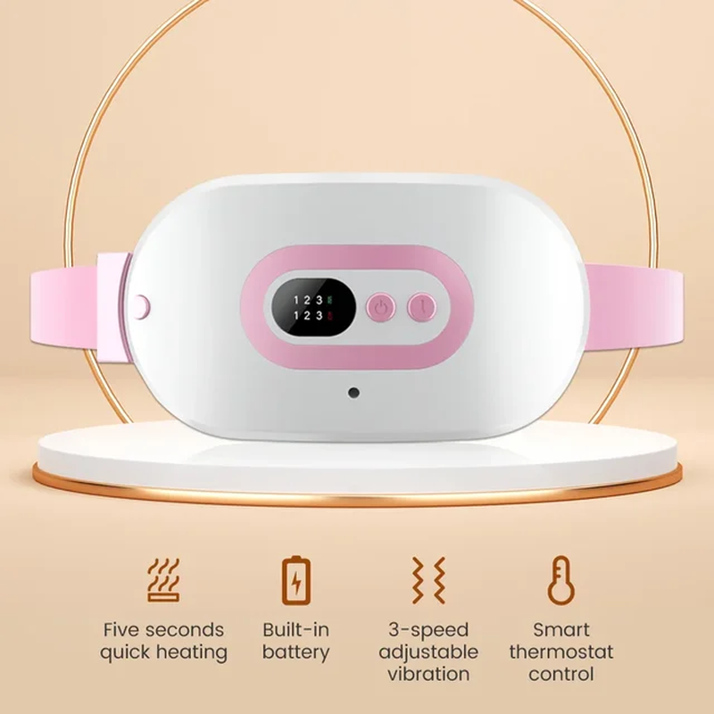 Portable Cordless Heating Pad for Back Pain with 3 Heat Levels
