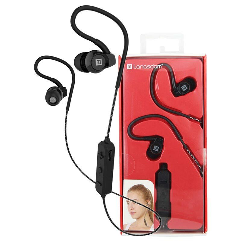 Cuffie Intrauricolari Bluetooth Sport Langsdom Bs80 mar
