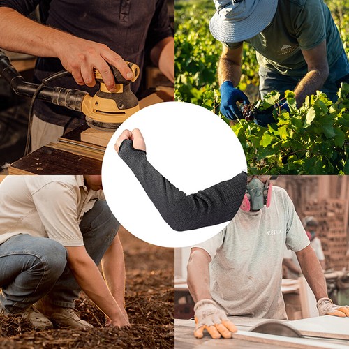 Cut Proof Cut Heat Resistant Sleeves Gloves Outdoor Work Safety Protective Arm