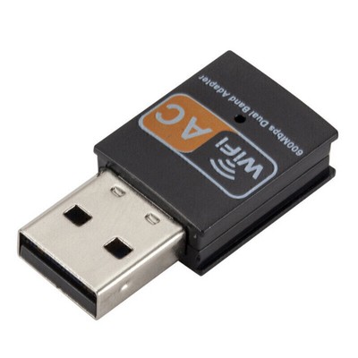600Mbps Dual-Band Mini Wireless Network Card Computer External USB WIFI Adapter