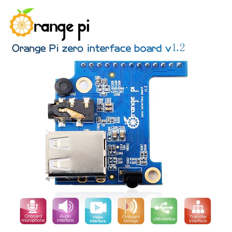 Orange Pi Zero Expansion Board 2 USB 2.0 Special Expansion Card for Orange Pi Ze