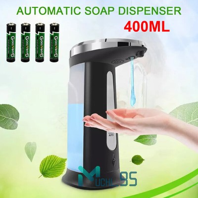 Automatic Soap Dispenser Touchless Handsfree IR Sensor Liquid Hand Wash Bathroom
