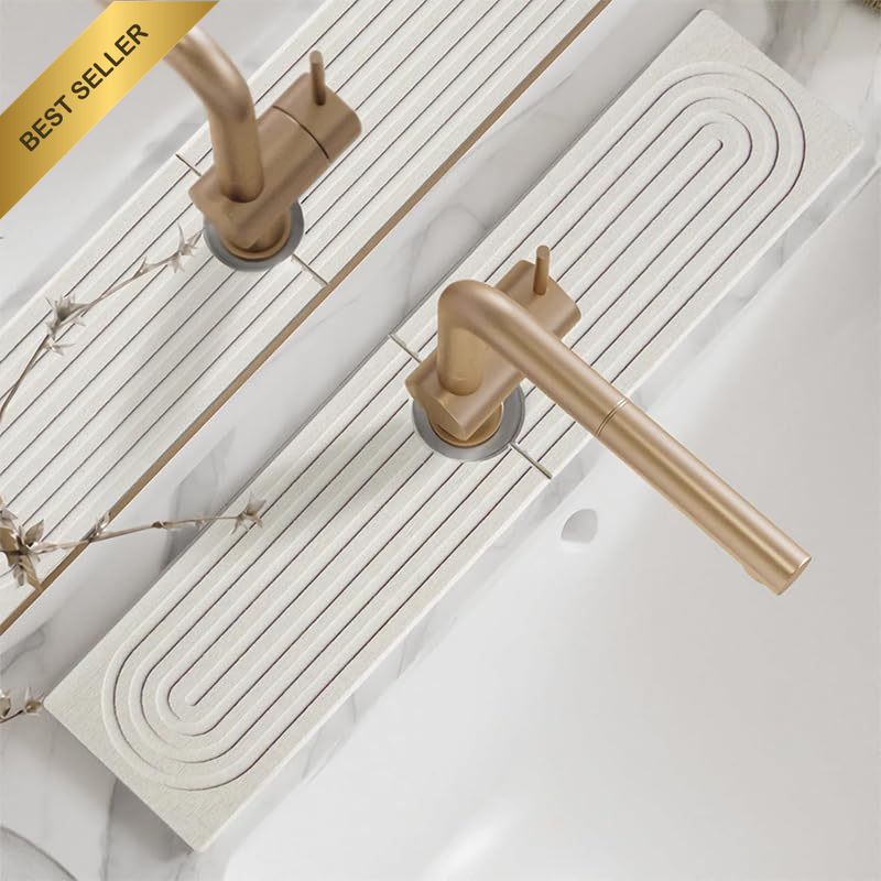 Faucet Mat for Kitchen Sink, Kitchen Faucet Absorbent Mat - 23.6'' Long Diatomac