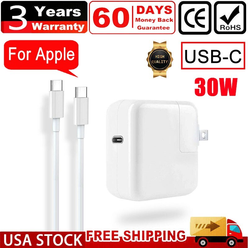 Charger Usb-c Cable For Apple Macbook Ipad Pro A1534 A1540 Us
