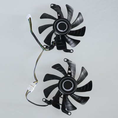 2Pcs 87mm for RTX2060 T129015SU 4Pin 12V VGA Fan Graphics Card Cooling Fan