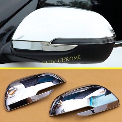 For 2020-2022 Kia Seltos Chrome Door Exterior Side Rear View Mirror Cover Trim