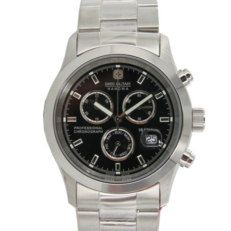 Pre-owned Swiss Military Hanowa Men's Watch 06-5115.04.007 Si/sw Stainless Steel