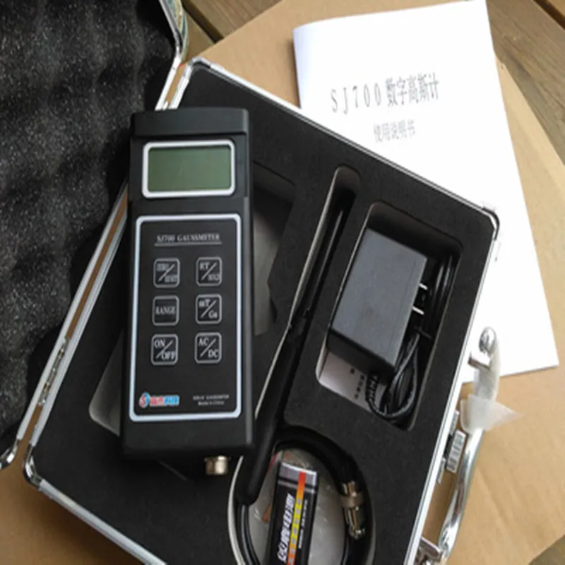 SJ700 AC/DC Magnetic Field Senjie Gauss Meter Tesla Meter High Precision Magneti